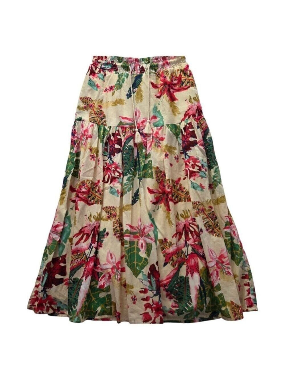 Mexx Floral Maxi Skirt Cotton Small